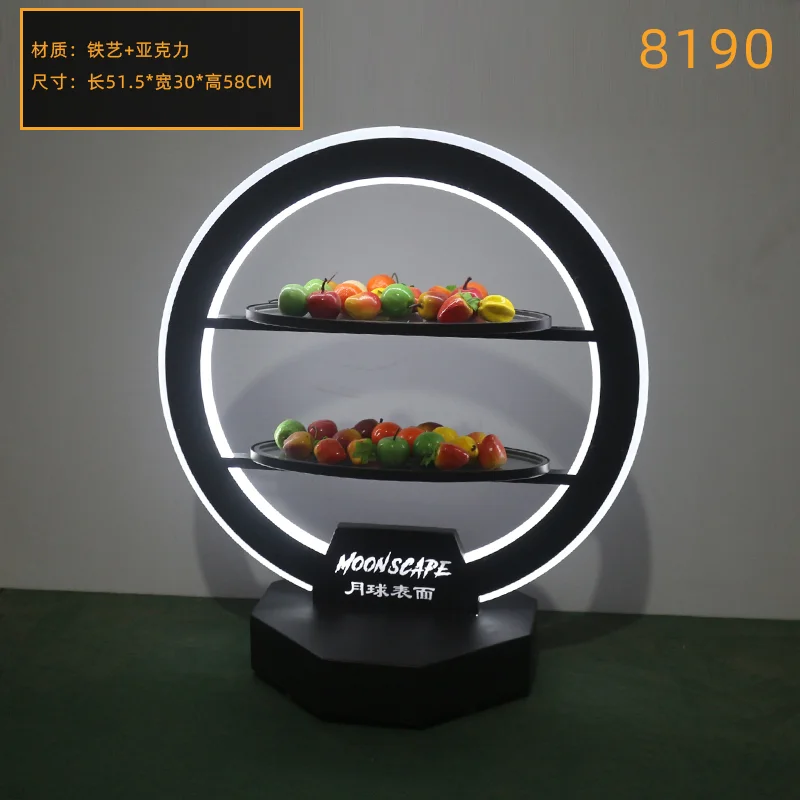 多层发光果盘架