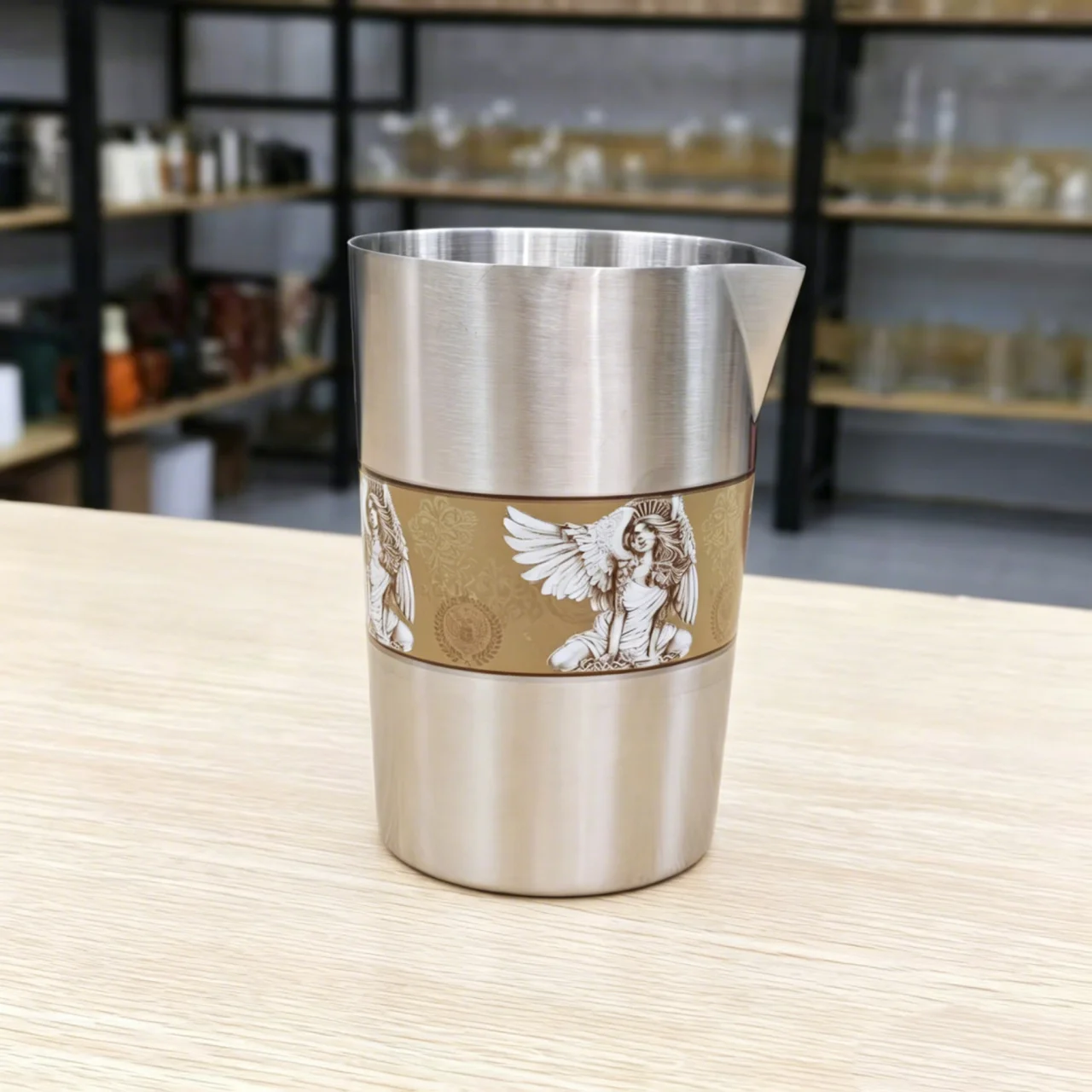 飞翅女神拉花杯