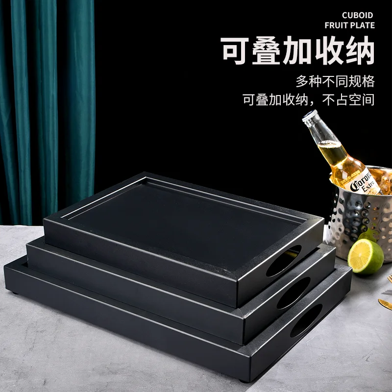 长方果盘 烤漆架