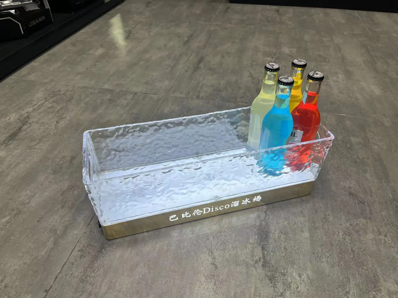 矮款 冰岩发光啤酒箱