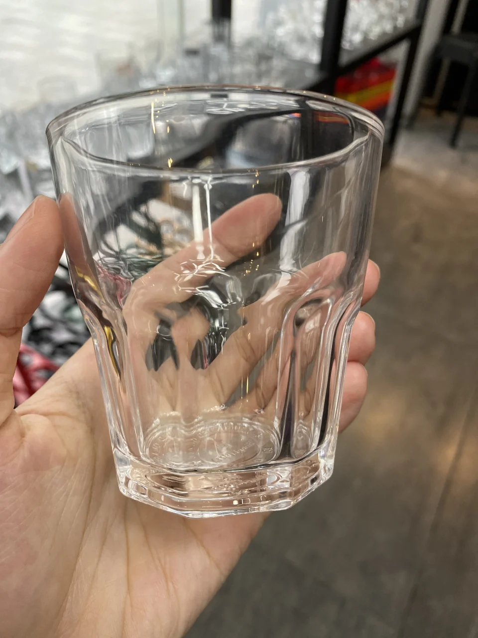 玻璃八角杯