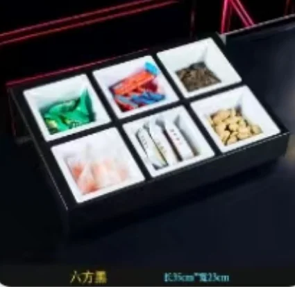 烤漆黑斜放小食架