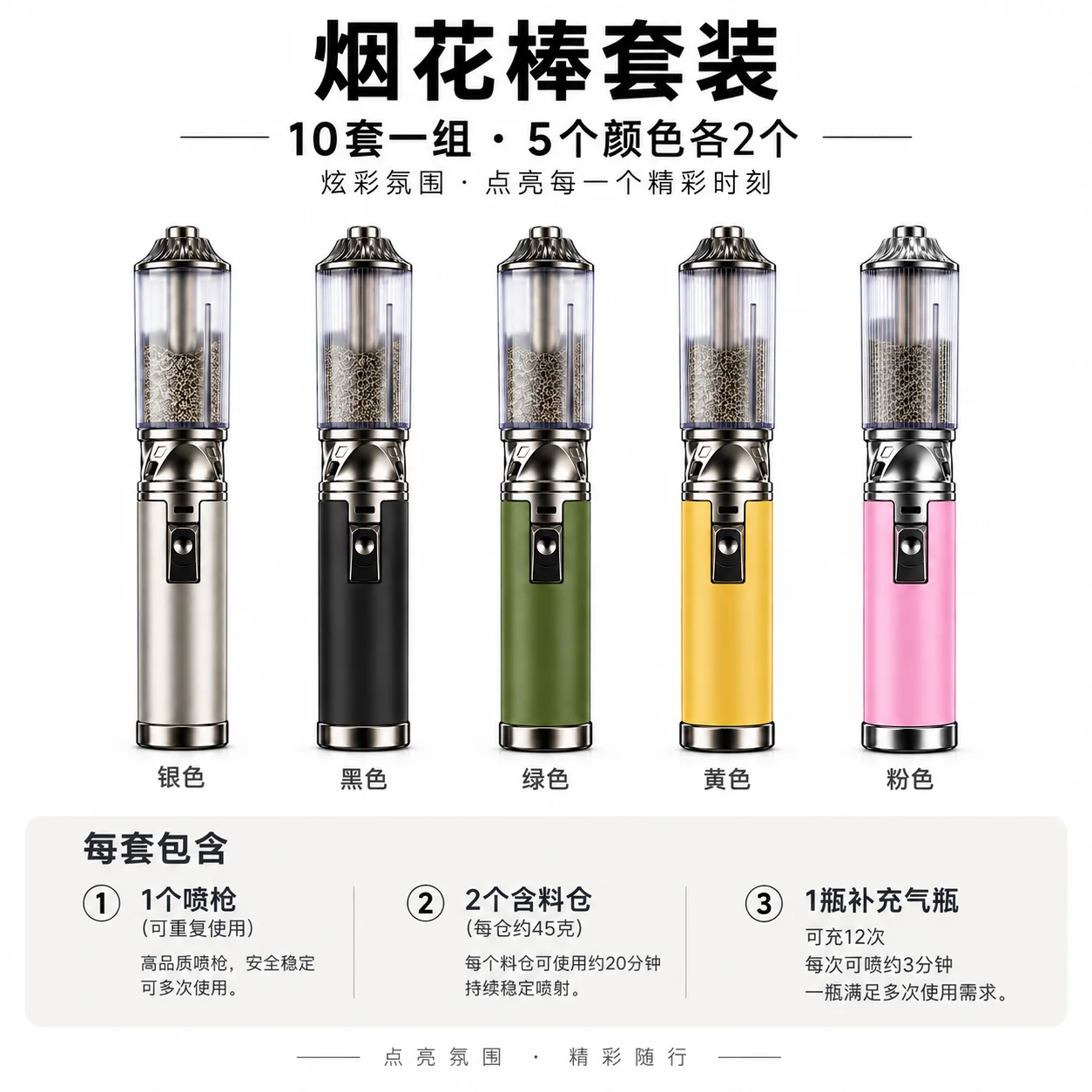 电子点火烟花棒