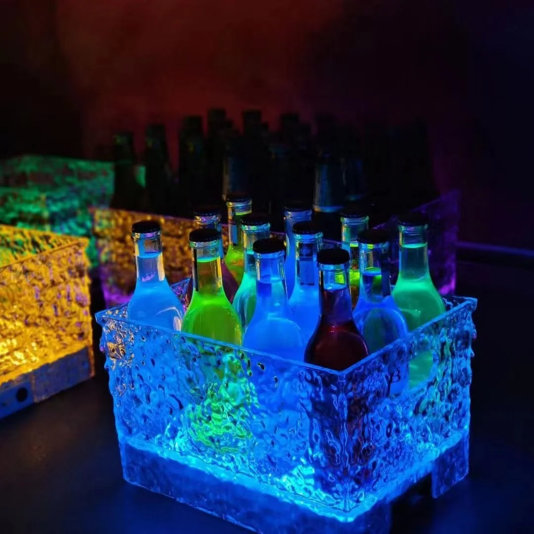 冰岩发光啤酒箱