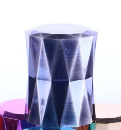网格钻石色盅