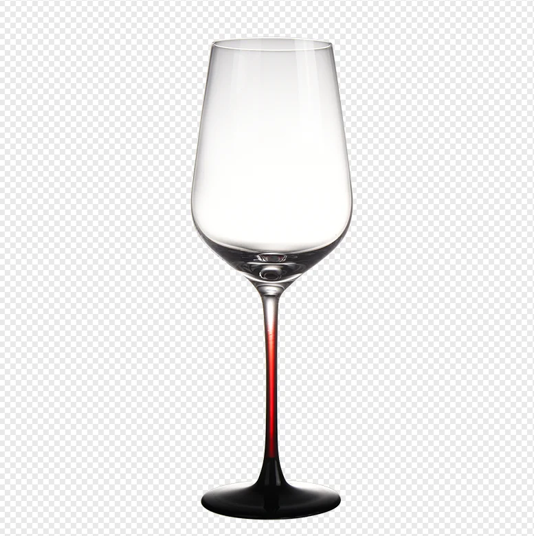 红黑水晶红酒杯