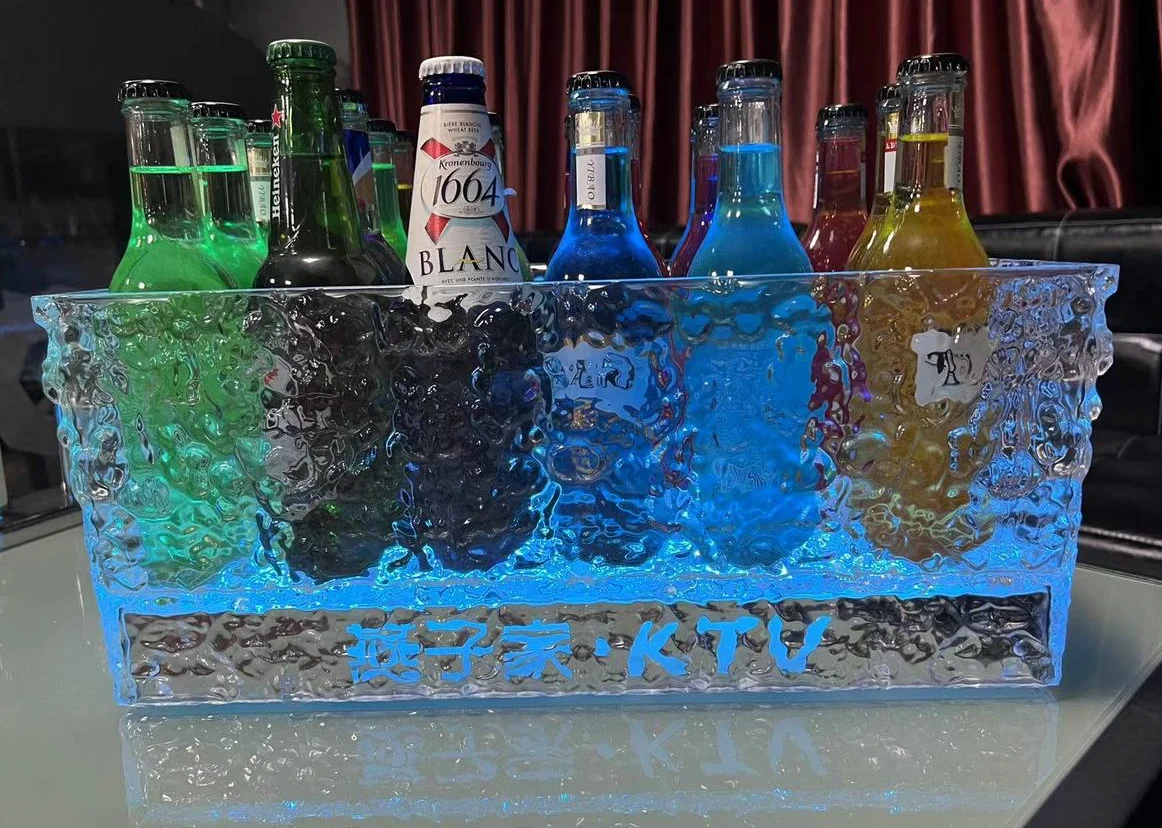 冰岩发光啤酒箱