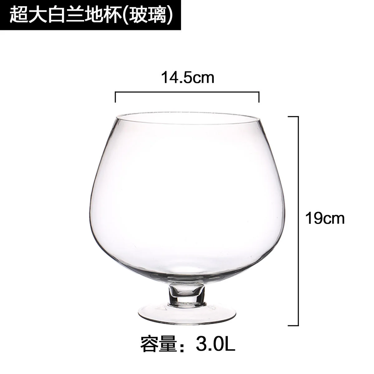 超大容量白兰地杯