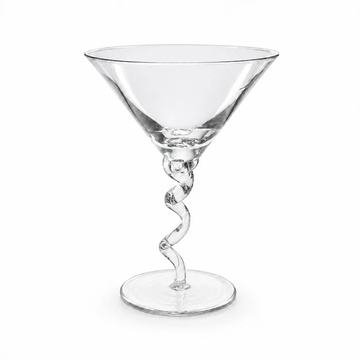 玻璃 弯脚鸡尾酒杯