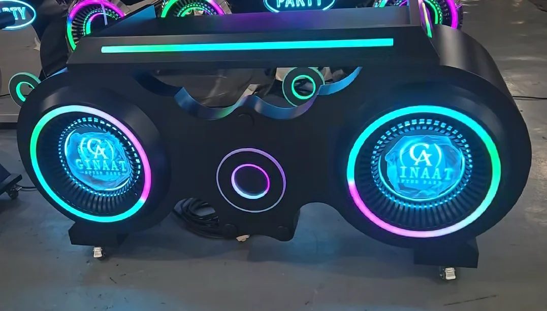 金属眼型DJ打碟台