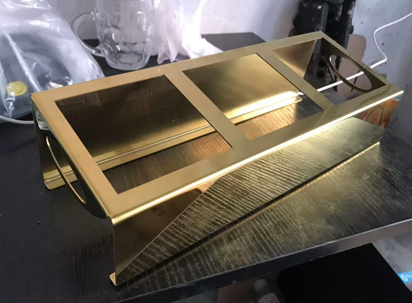 不锈钢斜放小吃架