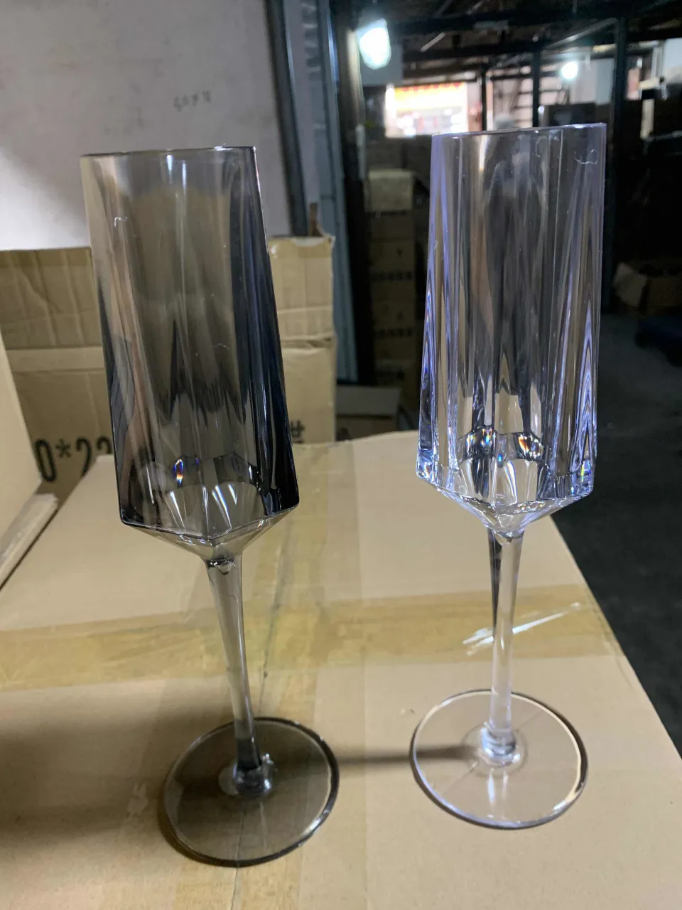 六角PC香槟杯