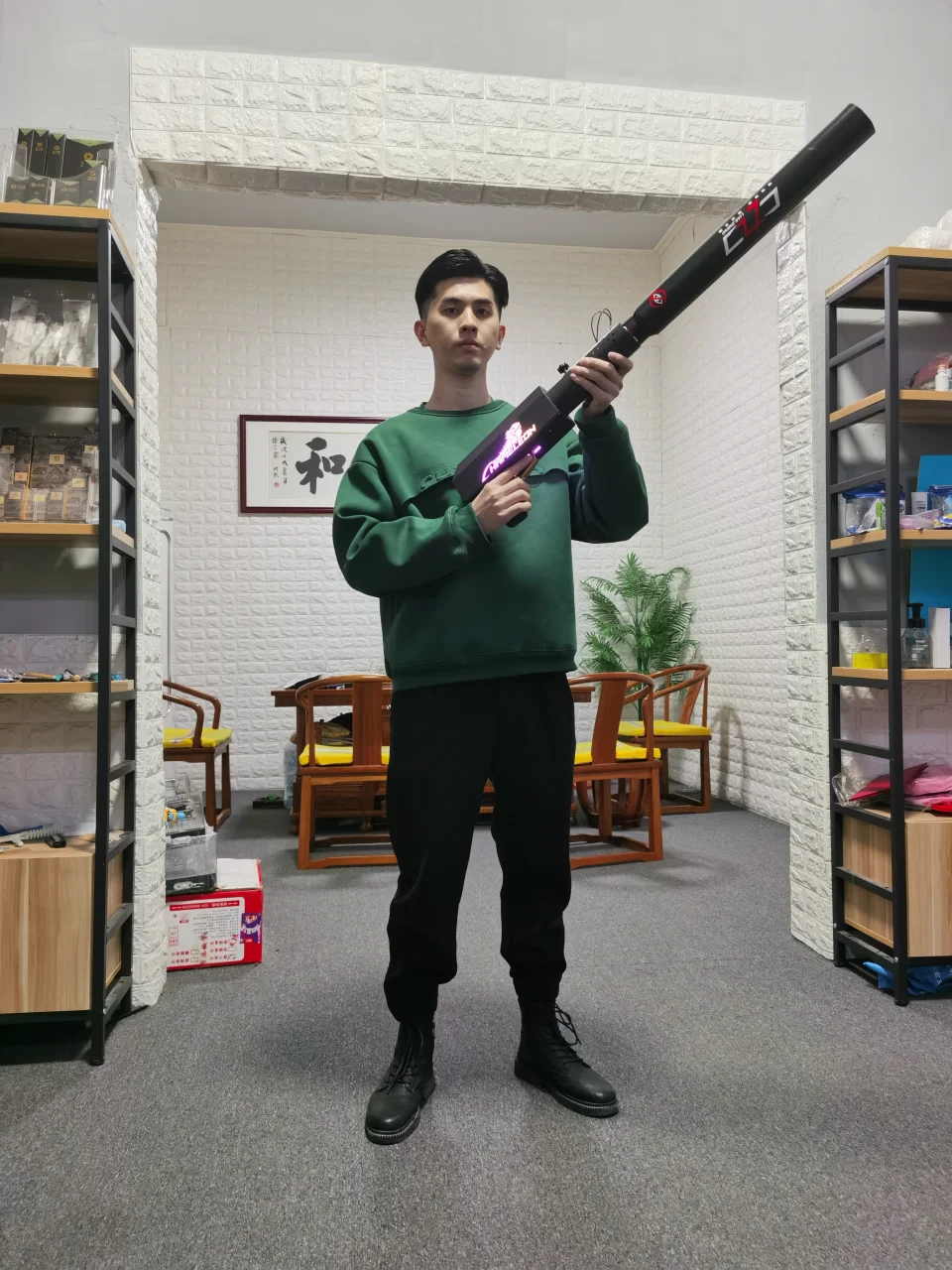 变色龙礼花枪