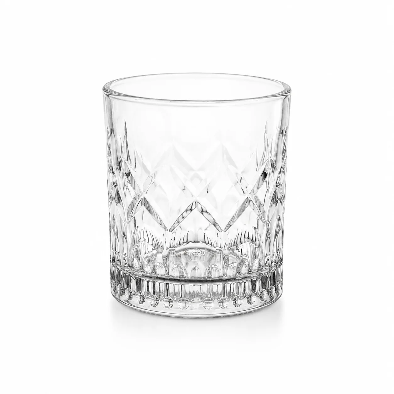 玻璃 刻花烈酒杯