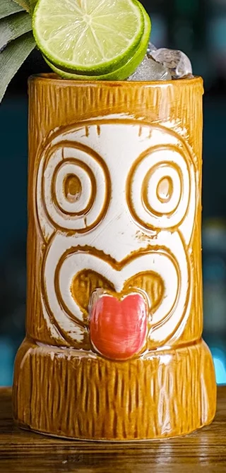 陶瓷TIKI鬼脸杯