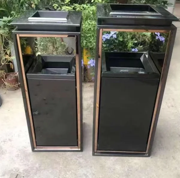 双层方形垃圾桶
