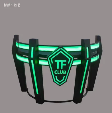 铁艺框架DJ打碟台