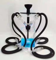 方形多管水烟壶
