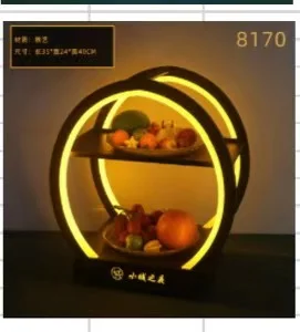 多层发光果盘架