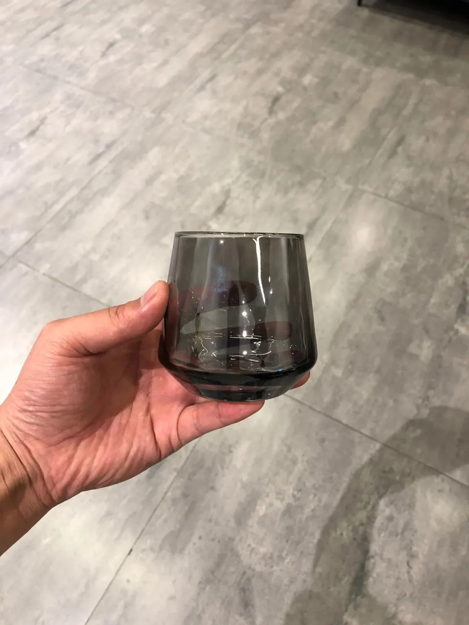 玻璃鼓形杯