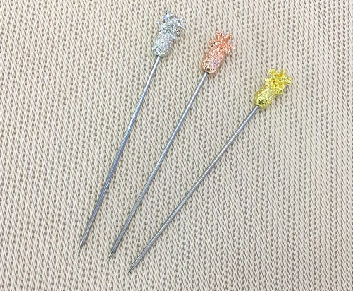 电镀菠萝水果签