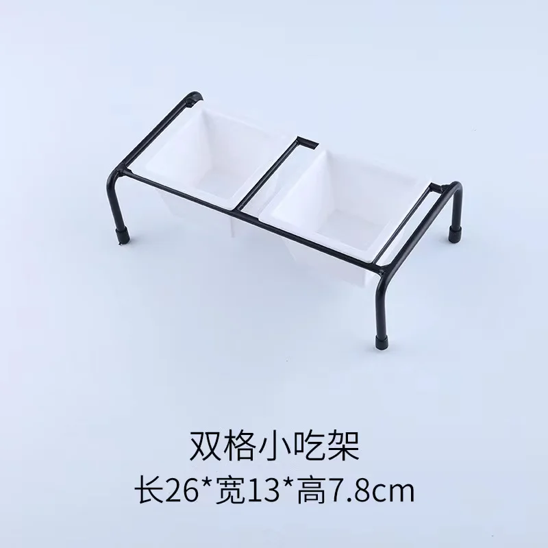 连线斜摆小食架