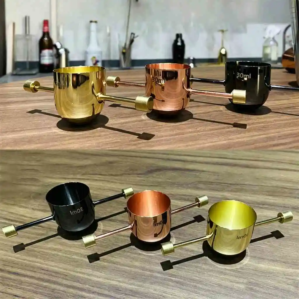 旋转双珠量杯