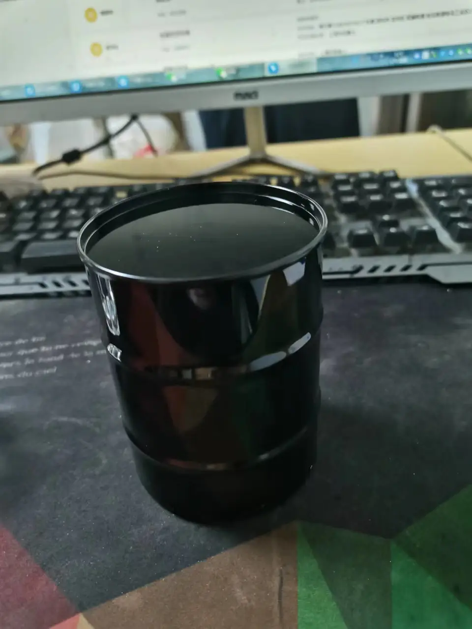 纯色油桶色盅