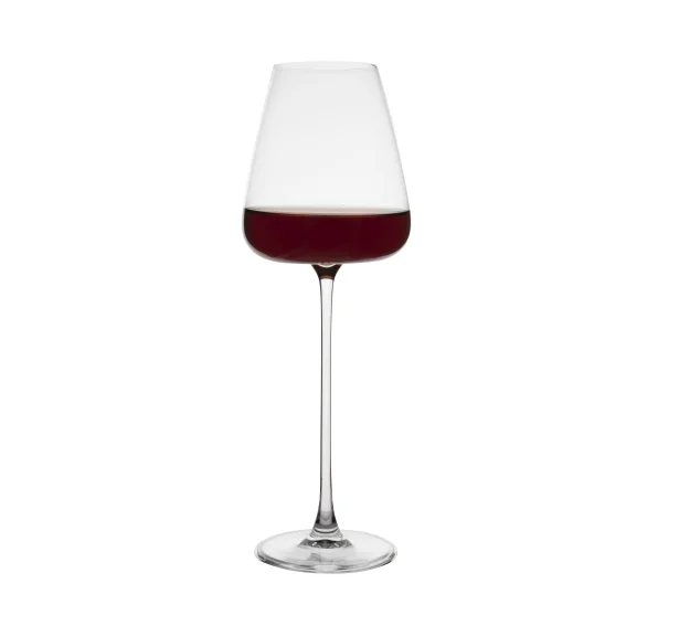 水晶凹底红酒杯