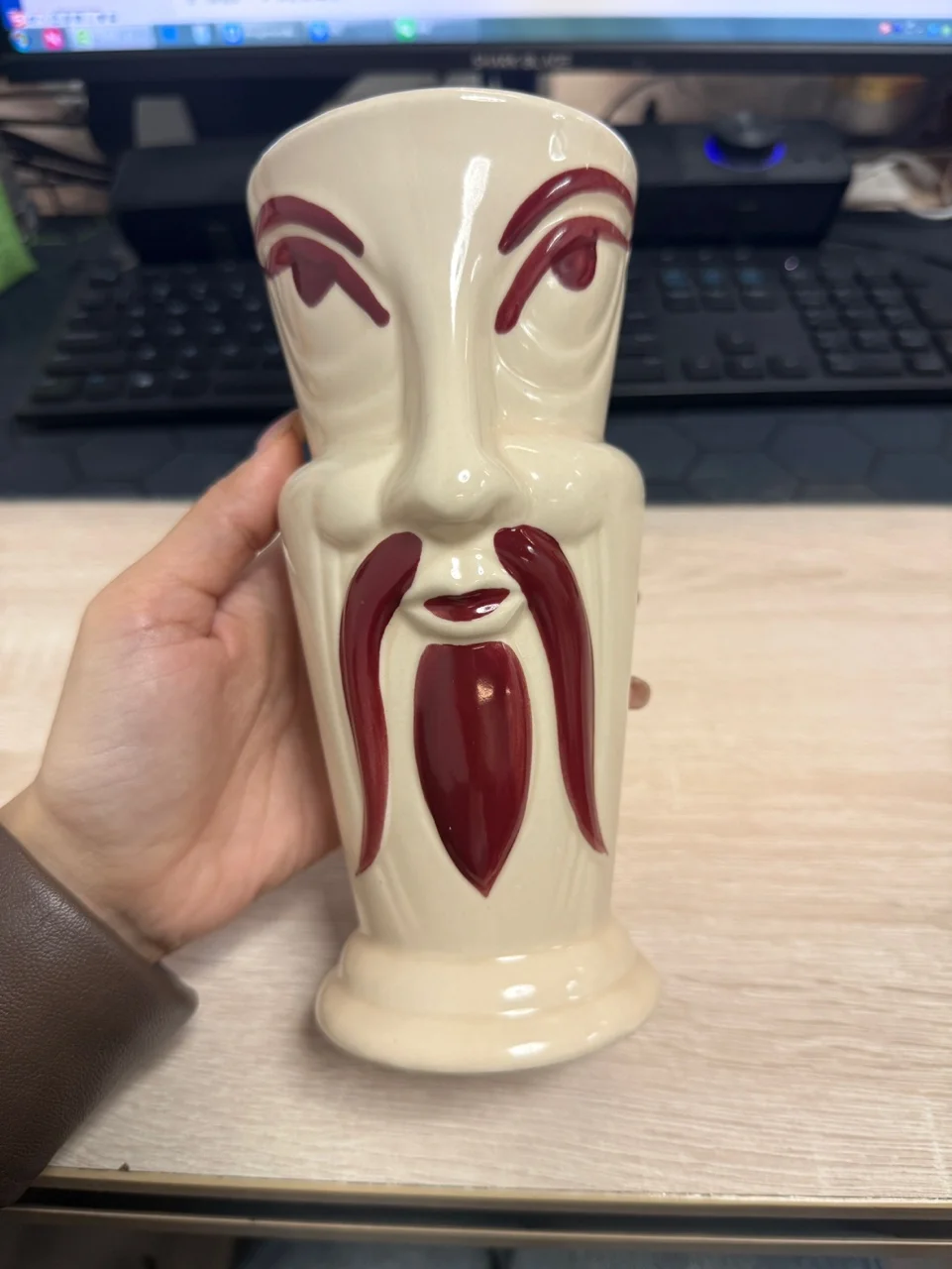 陶瓷TIKI鬼脸杯