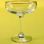 玻璃矮身平口香槟杯