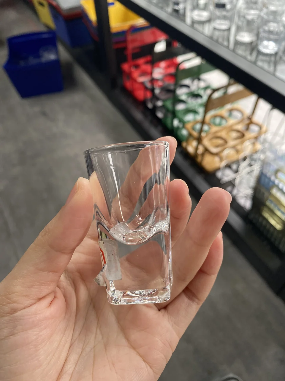 四方厚底烈酒杯