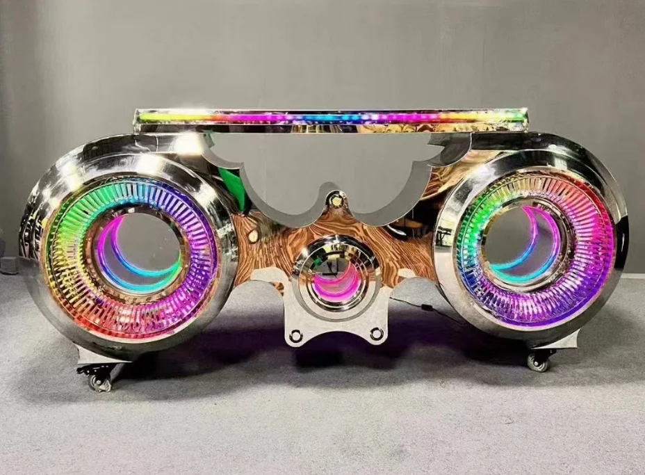 金属眼型DJ打碟台