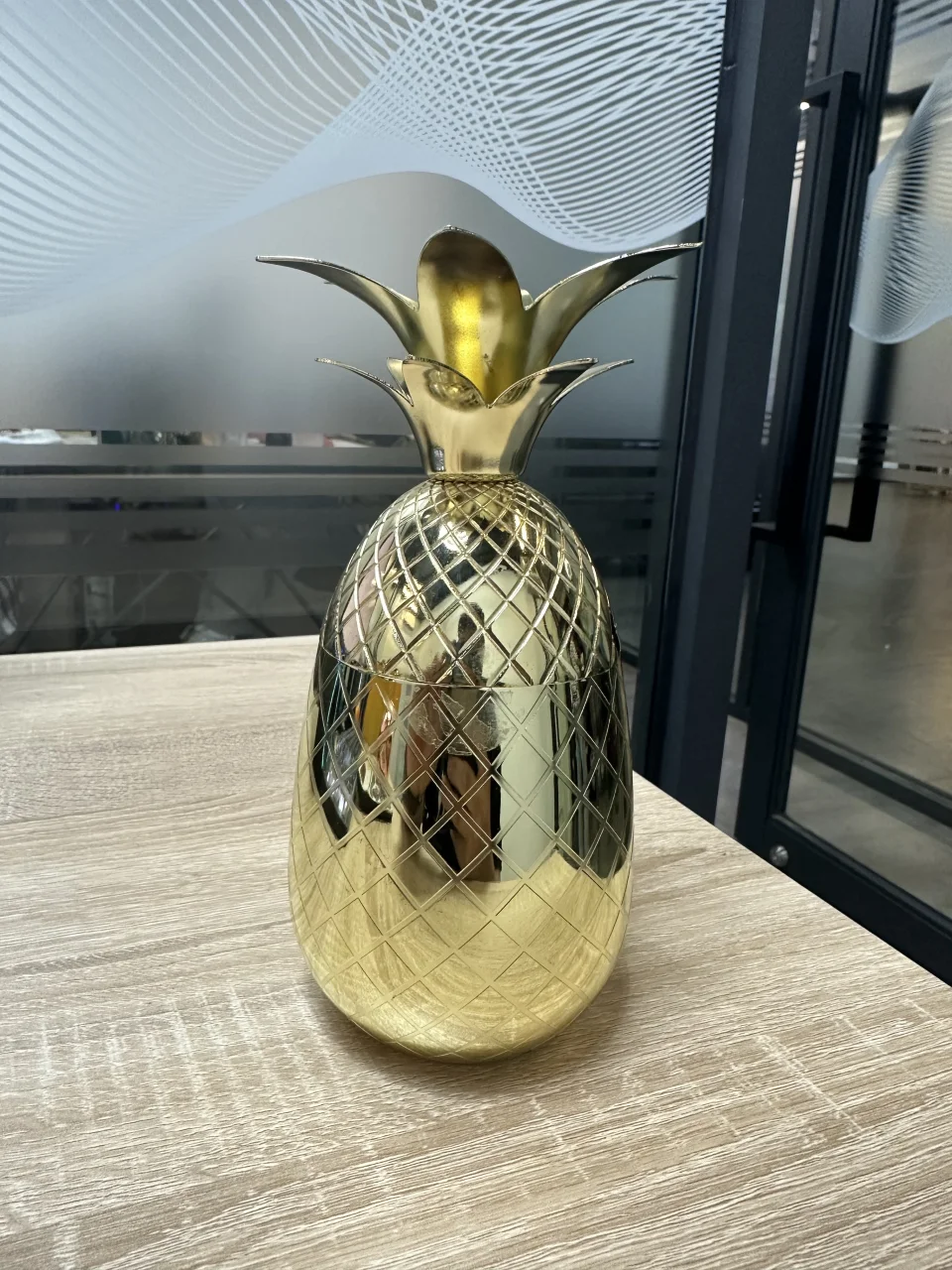 电镀菠萝杯 500ml