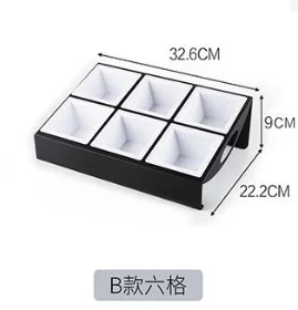 烤漆黑斜放小食架