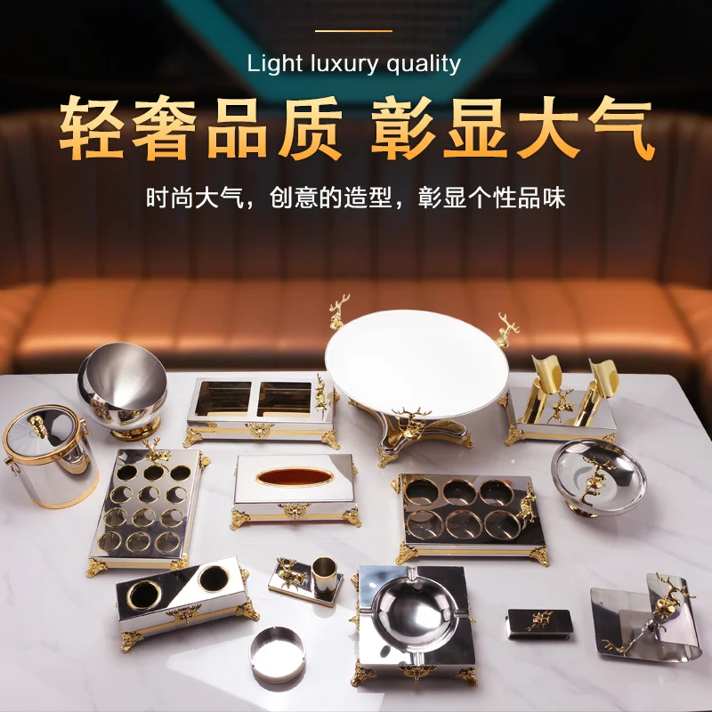 金鹿不锈钢摆台