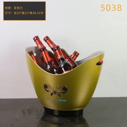 发光洋酒香槟桶