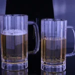 PC塑料啤酒厚底扎杯