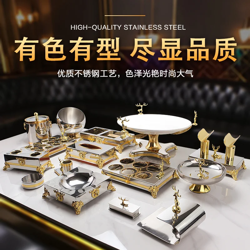 金鹿不锈钢摆台
