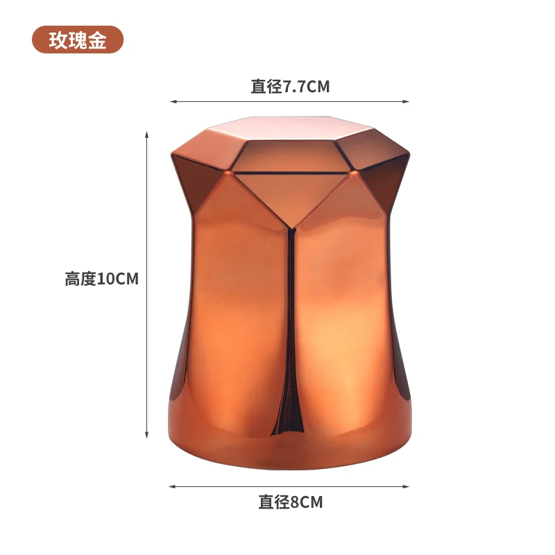 六角钻石色盅
