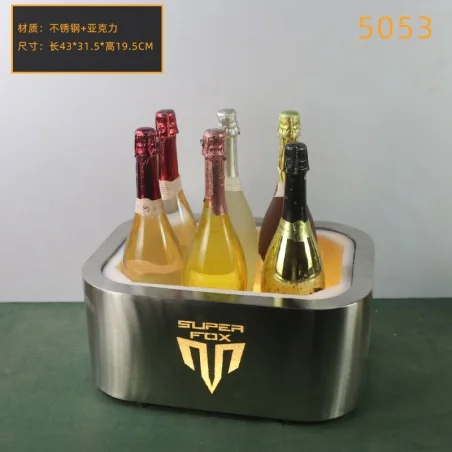 发光洋酒香槟桶