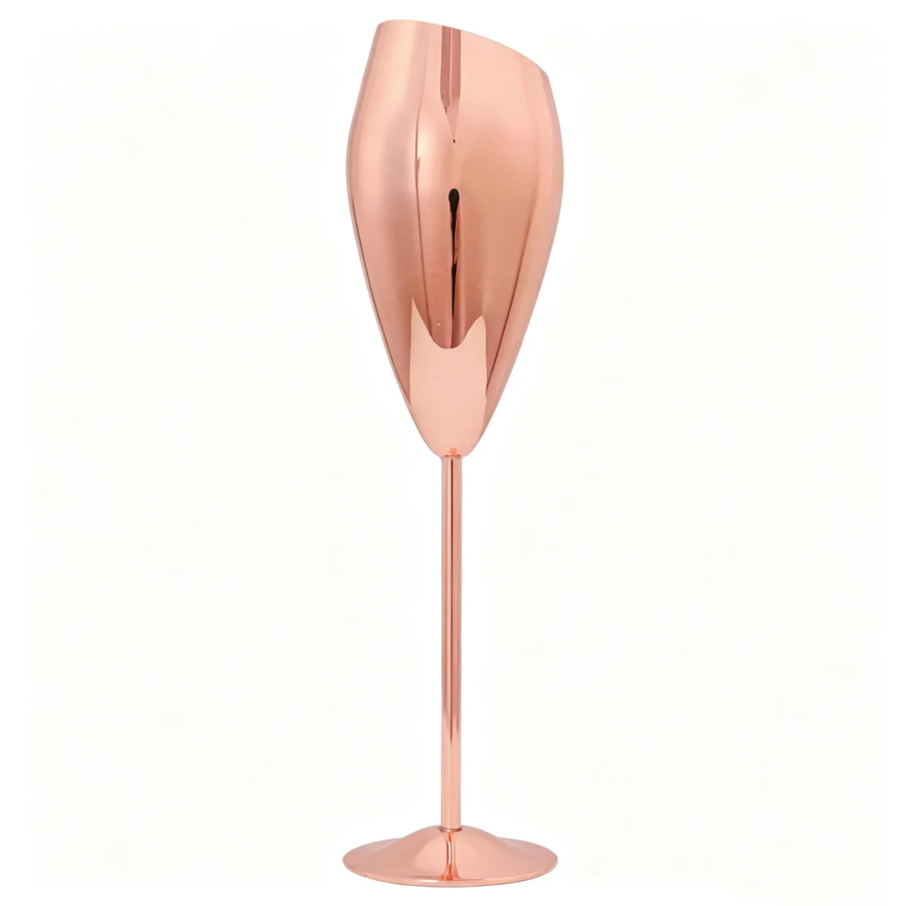 不锈钢斜口郁金香杯