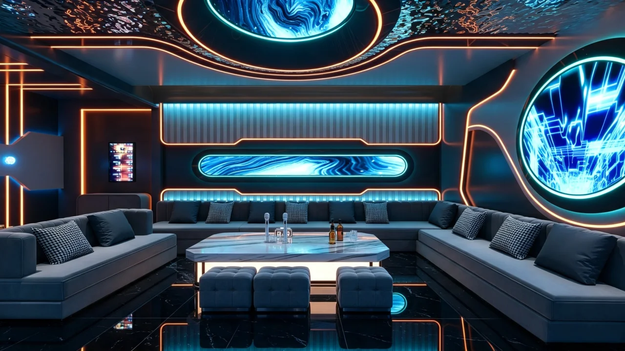 赛博星穹・科技主题派对包厢
