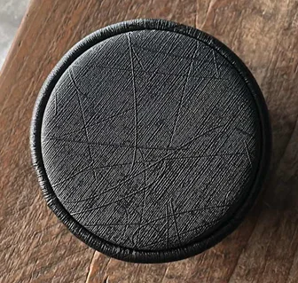 双环皮色盅