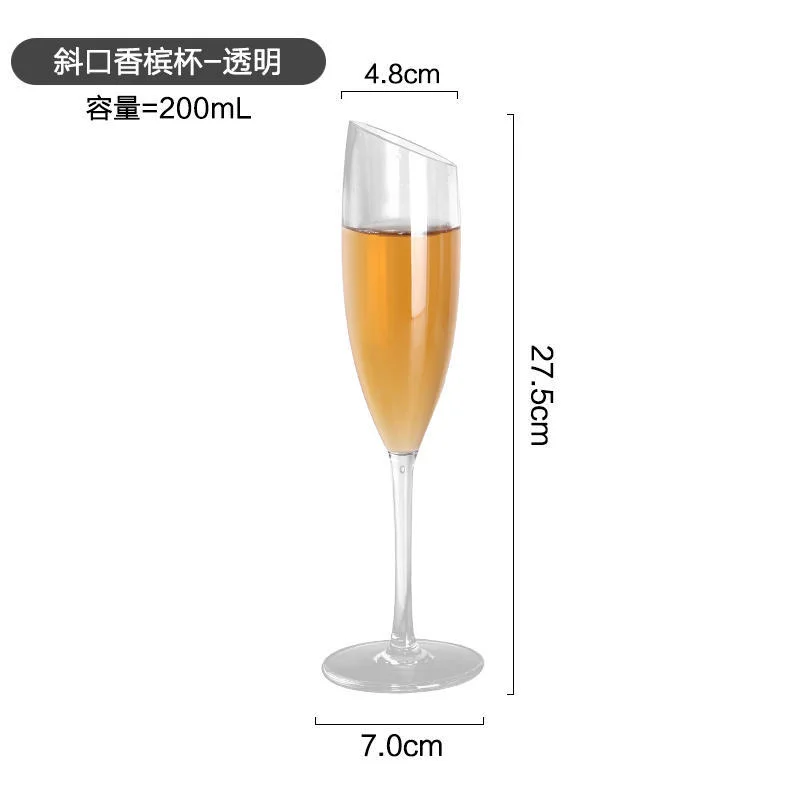 PC斜口香槟杯