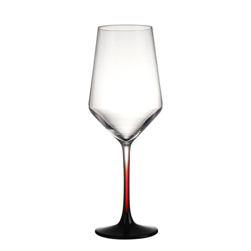 红黑水晶红酒杯
