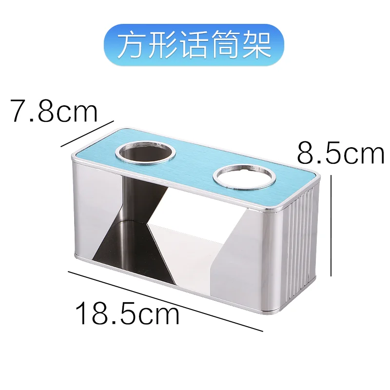 蓝灰格纹铝摆台