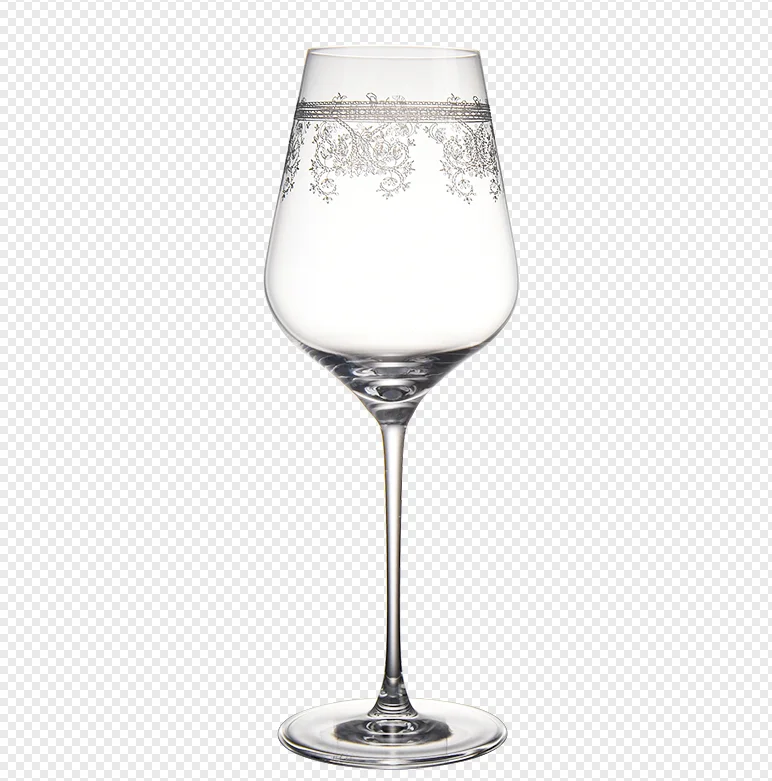 水晶雕花红酒杯