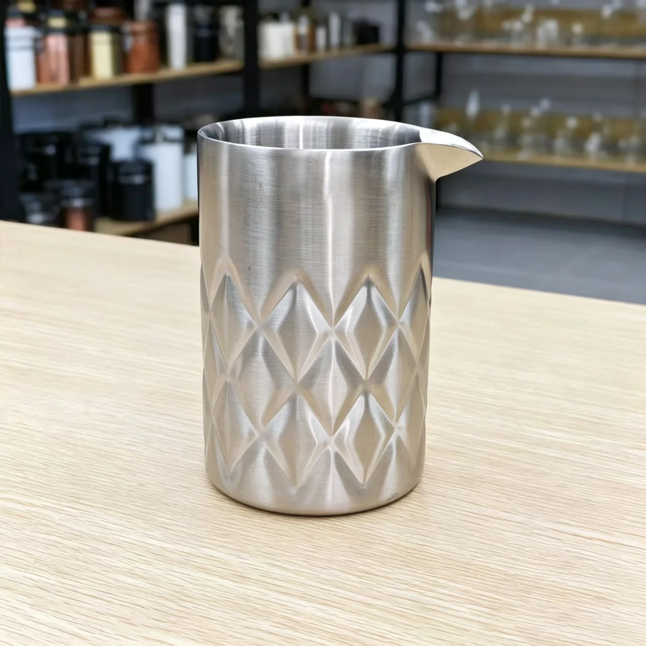 不锈钢 网格搅拌酒杯