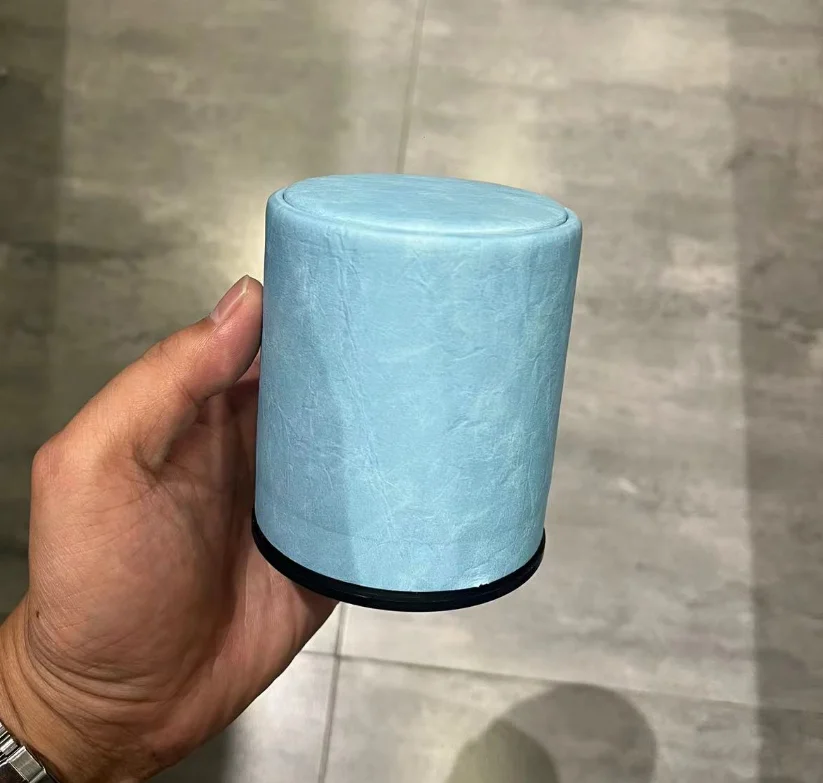 直筒皮色盅